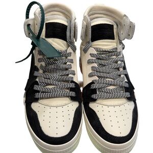 Off-White Vulcanized High Top Floating Arrow iWhite/Black/Red Size US M5/W7 EU38